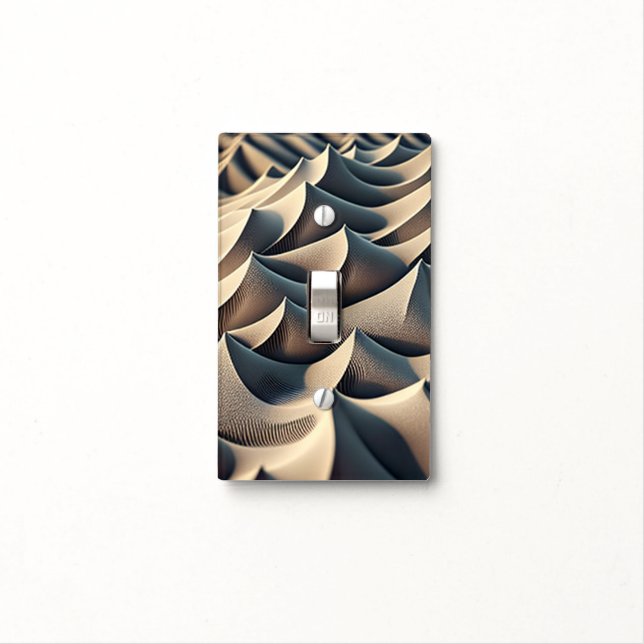 Pastel Currents Light Switch Cover (In Situ)