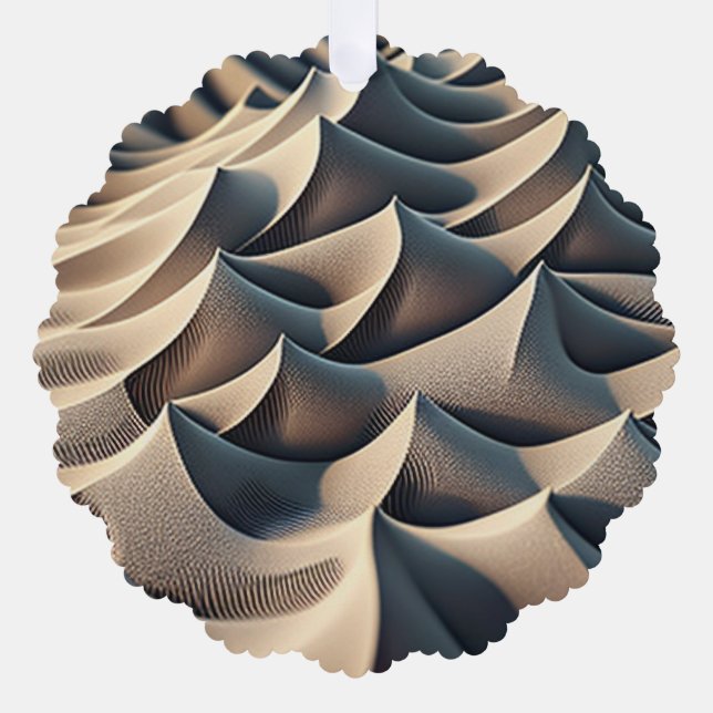 Pastel Currents Ornament Card (Front)