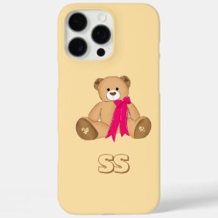 Pastel Cute Bear Case for iPhone 16 Pro Max