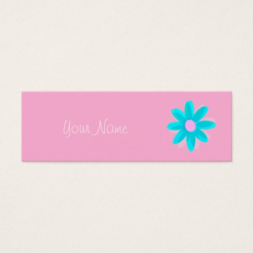 pastel daisy business card