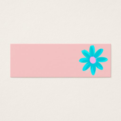 Customizable pastel daisy business card template