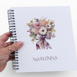 Pastel Daisy Floral Bridesmaid Proposal  Notebook<br><div class="desc">Pastel Daisy Collection | Bridesmaid Notebook Journal -the design effortlessly aligns with the bride's vision of a garden wedding, where nature takes center stage and blooms abound at every turn. The pastel colors and playful patterns reflect the joy and excitement of the occasion, setting the perfect tone for a celebration...</div>