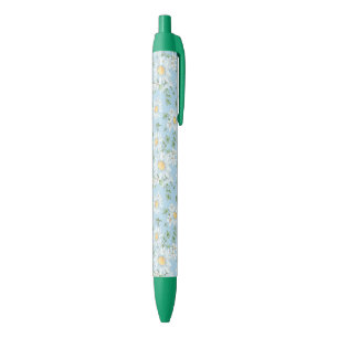 Pastel Daisy Flower Garden Pattern Pen