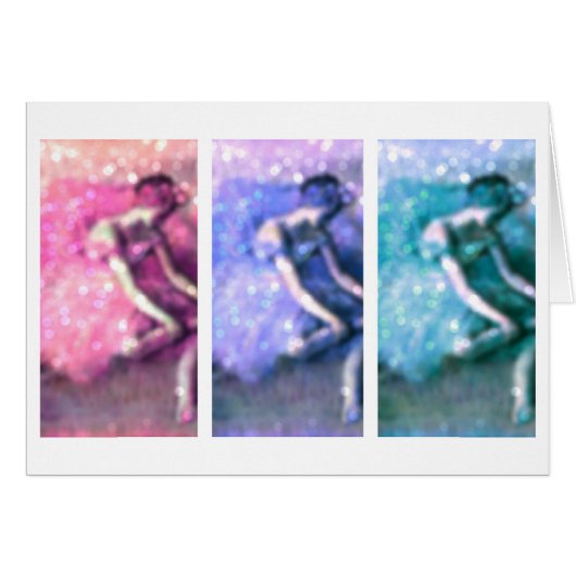 Pastel Dancers Cards (Front Horizontal)