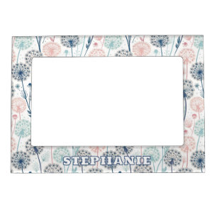 Pastel Dandelion Dreams – Whimsical Floral Magnetic Frame