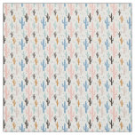 Pastel Desert Saguaro Cactus  Pattern for DIY Mask Fabric