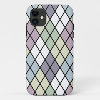 Pastel Diamonds Argyle iPhone 11 Case