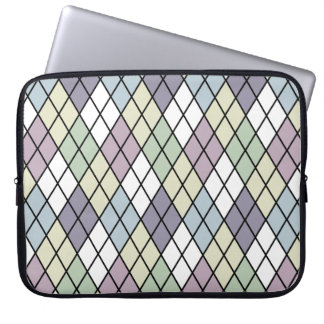 Pastel Diamonds Argyle Laptop Sleeve