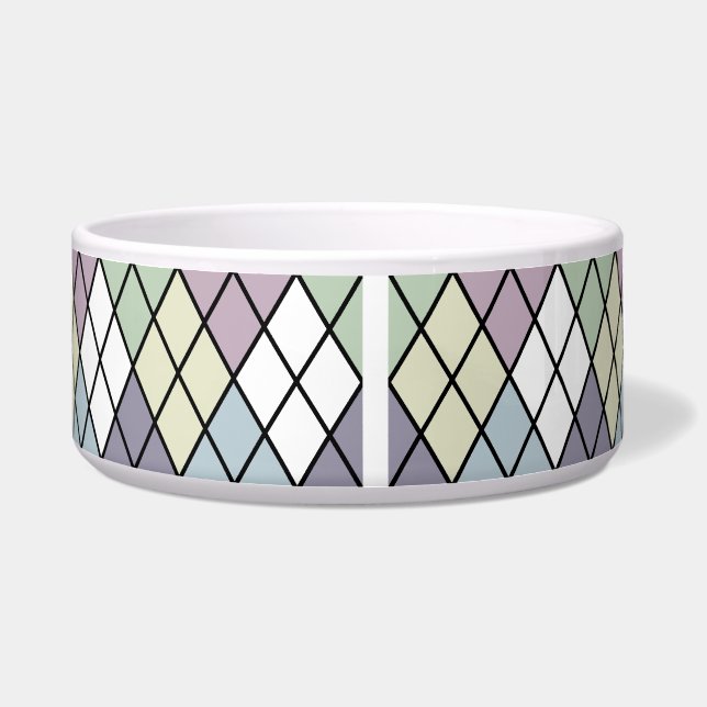 Pastel Diamonds Bowl (Front)