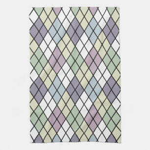 Pastel Diamonds Kitchen Towel