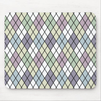 Pastel Diamonds Mouse Pad