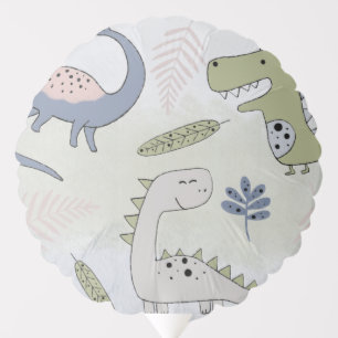 Pastel Dinosaur Balloon