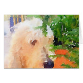Pastel dog card (Front Horizontal)