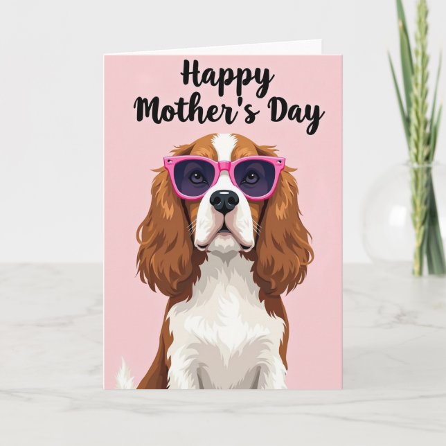 Pastel Dog Mothers Day Card (Front)