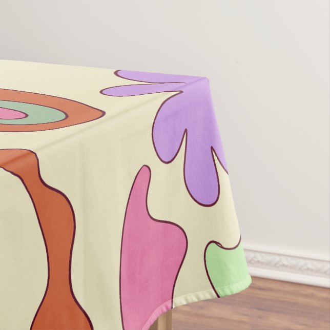 pastel doodle elements composition tablecloth (In Situ)