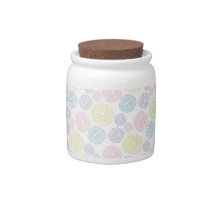 Pastel dots patterns white purple blue yellow pink