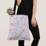 Pastel Dots Un-Perfect Pattern Tote Bag