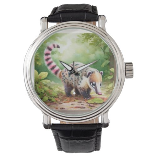 Pastel_Dotted Coati REF93 _ Watercolor Watch