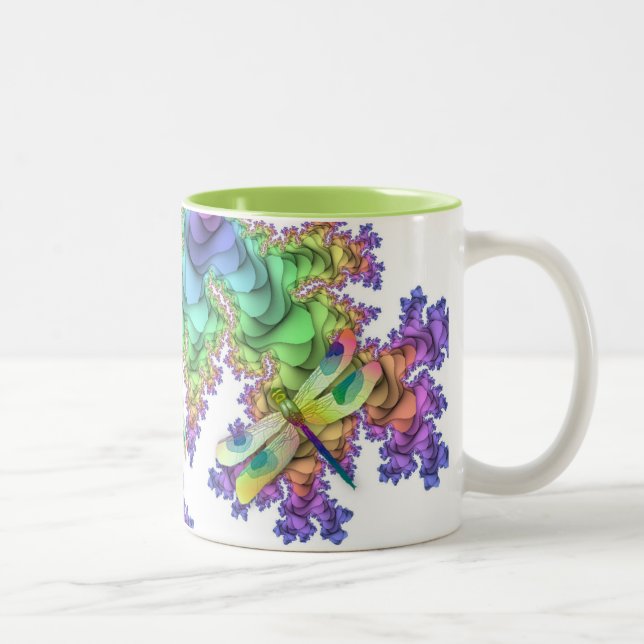 Pastel Dragonflies Mug (Right)