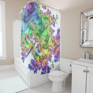 Pastel Dragonflies Shower Curtain