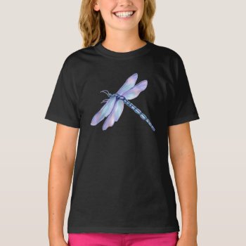 Pastel Dragonfly T-shirt by Spice at Zazzle