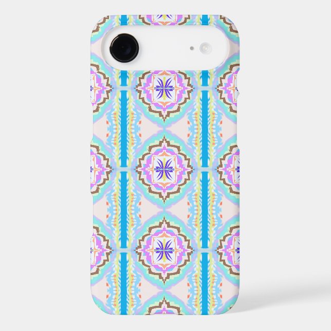 Pastel Dream Boho Geometric Kaleidoscope Case-Mate iPhone Case (Back)