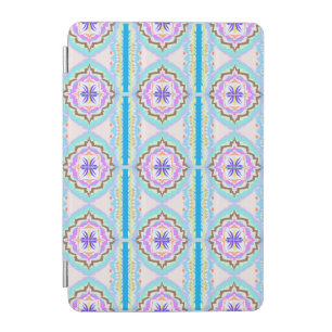 Pastel Dream Boho Geometric Kaleidoscope iPad Mini Cover