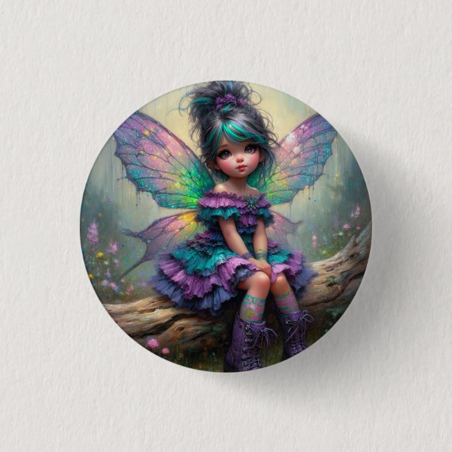 Pastel Dream Fairy Button (Front)