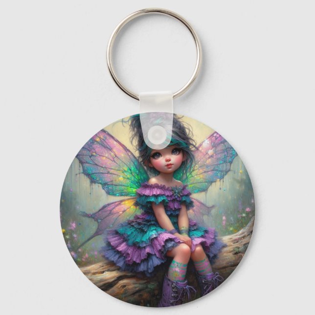 Pastel Dream Fairy Keychain (Front)