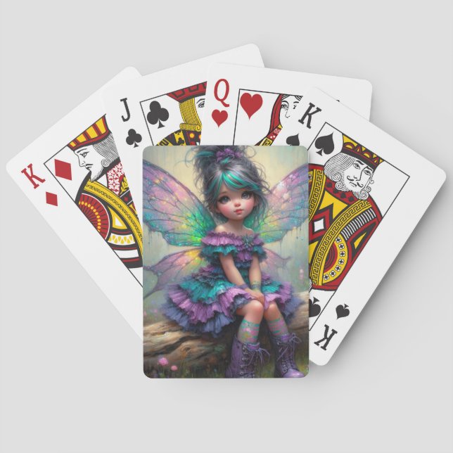 Pastel Dream Fairy Poker Cards (Back)
