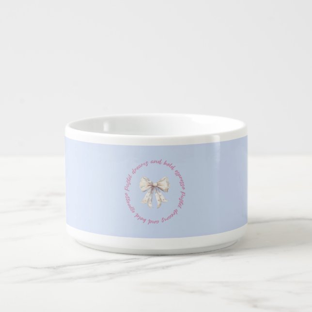 Pastel Dreams and Bold Espresso | Aesthetic  Bowl (Center)