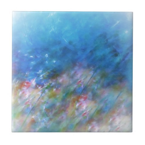 Pastel Dreamscape Ceramic Tile