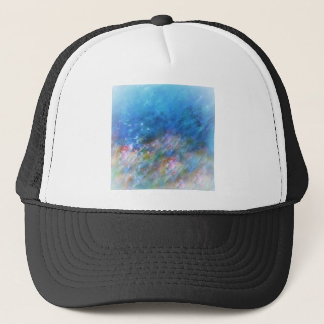 Pastel Dreamscape Trucker Hat (Front)