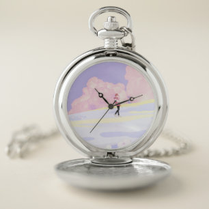 Pastel Dreamscape Walker Pocket Watch