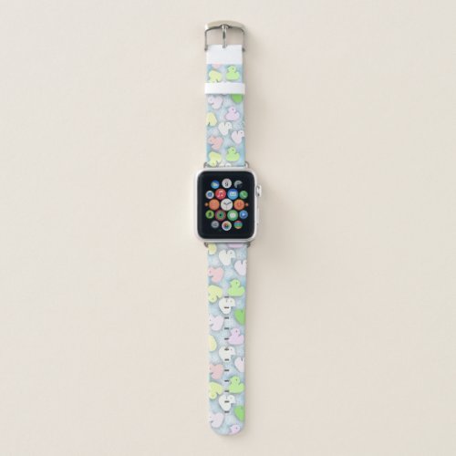 Pastel Ducks _ Milky Bath Apple Watch Band