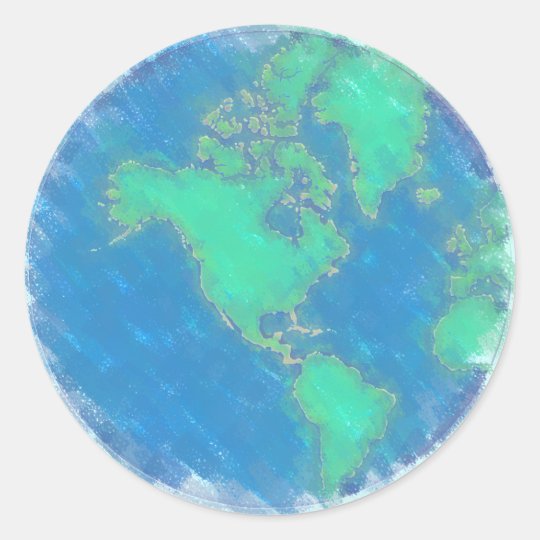 Pastel Earth Stickers
