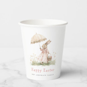 Pastel Easter Bunny Paper Cups