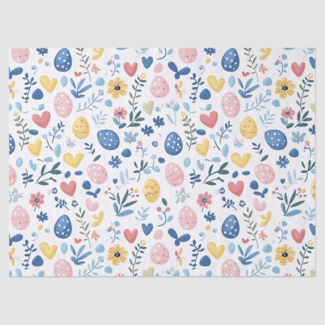 Pastel Easter Delight Tissue Paper (Front)