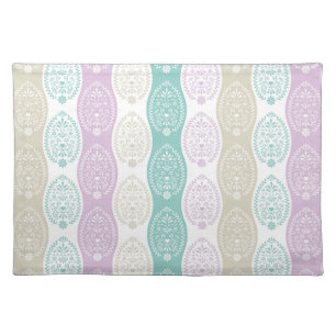 Pastel Easter Egg Pattern – Spring Holiday Design Cloth Placemat