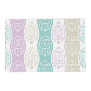 Pastel Easter Egg Pattern – Spring Holiday Design Placemat