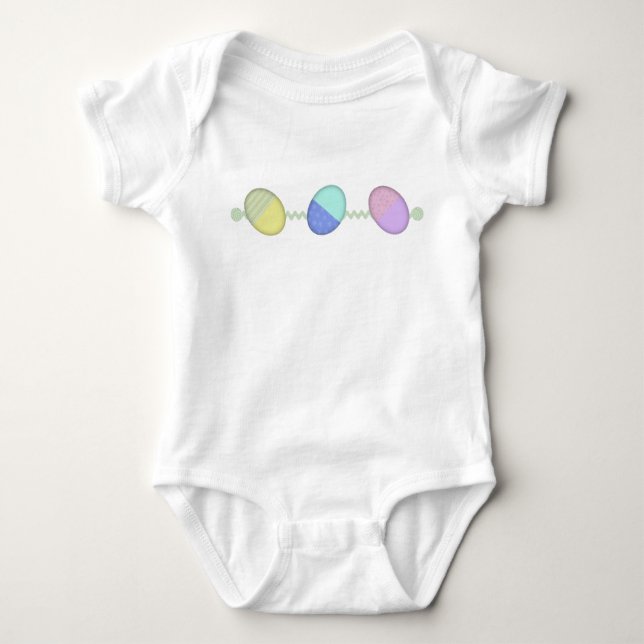 Pastel Easter Eggs Bodysuit (Front)