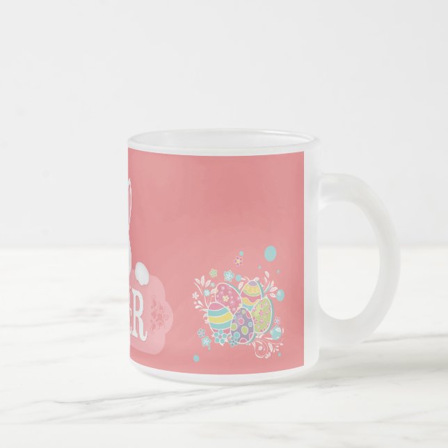 Pastel Easter Eggs & Bunny Mug (Right)