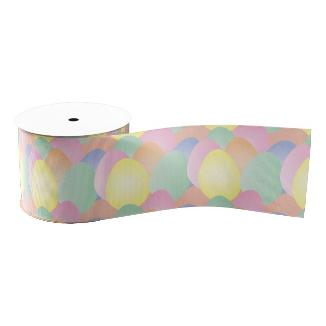 Pastel Easter eggs ribbon (Spool)