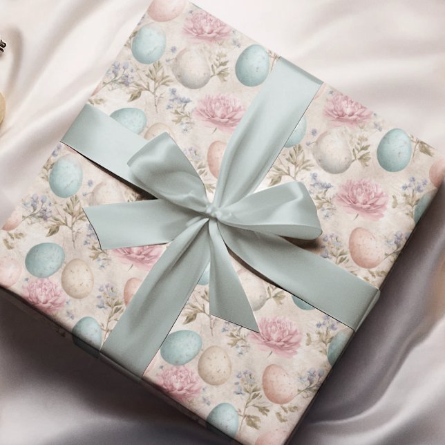 Pastel Easter Eggs Wrapping Paper (Creator Uploaded)