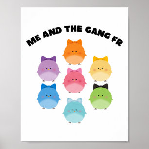 Pastel Easter Funny Homies Meme Cute Ba Poster