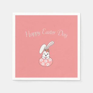 Pastel Easter Paper Napkins - Personalized