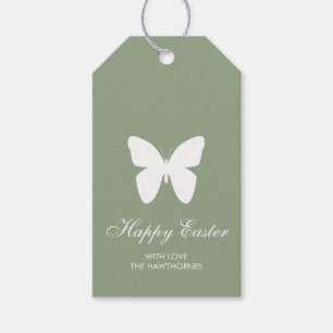 Pastel Elegant Easter Gift Tags