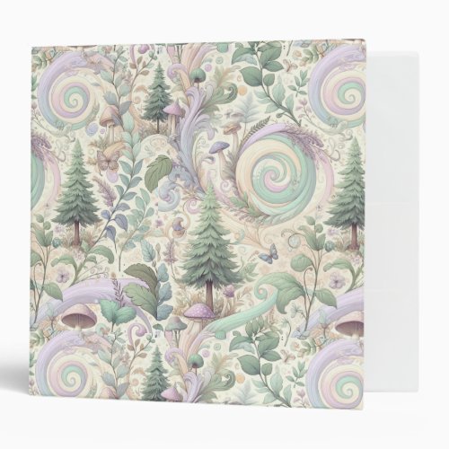 Pastel Enchanted Forest A Cottagecore Fantasy 3 Ring Binder