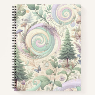 Pastel Enchanted Forest: A Cottagecore Fantasy Notebook