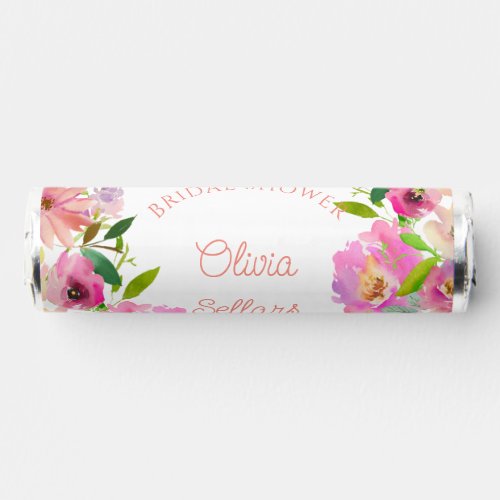 Pastel English Garden Bridal Shower Breath Savers Mints